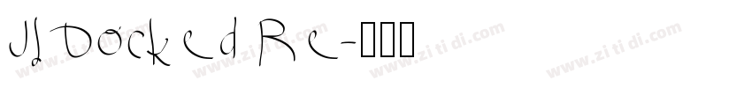 JI Docked Re字体转换